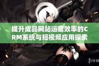 提升成品网站运营效率的CRM系统与短视频应用探索