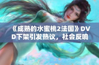 《成熟的水蜜桃2法国》DVD下架引发热议，社会反响持续发酵