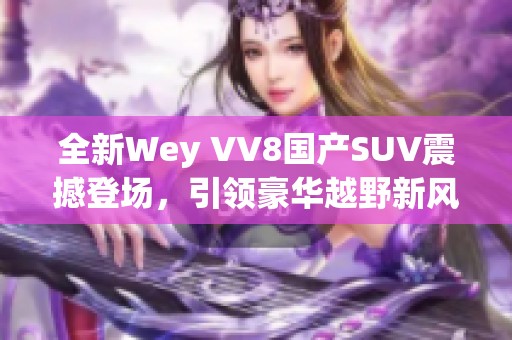 全新Wey VV8国产SUV震撼登场，引领豪华越野新风潮