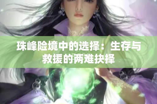 珠峰险境中的选择：生存与救援的两难抉择