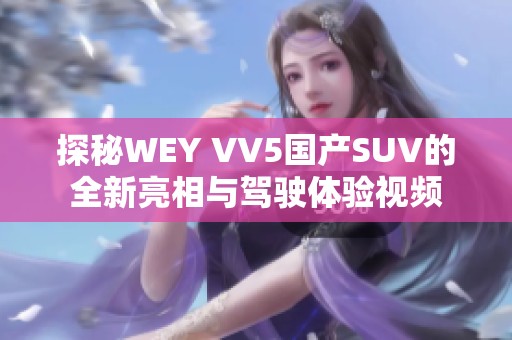 探秘WEY VV5国产SUV的全新亮相与驾驶体验视频