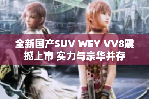 全新国产SUV WEY VV8震撼上市 实力与豪华并存