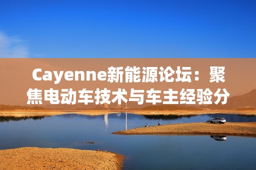 Cayenne新能源论坛：聚焦电动车技术与车主经验分享