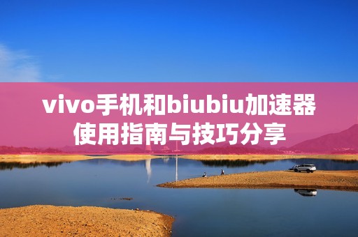 vivo手机和biubiu加速器使用指南与技巧分享