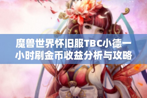 魔兽世界怀旧服TBC小德一小时刷金币收益分析与攻略