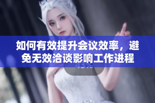 如何有效提升会议效率，避免无效洽谈影响工作进程