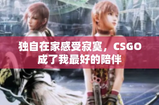 独自在家感受寂寞，CSGO成了我最好的陪伴