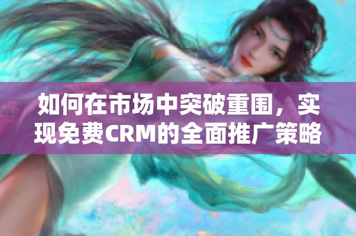 如何在市场中突破重围，实现免费CRM的全面推广策略