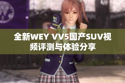 全新WEY VV5国产SUV视频评测与体验分享