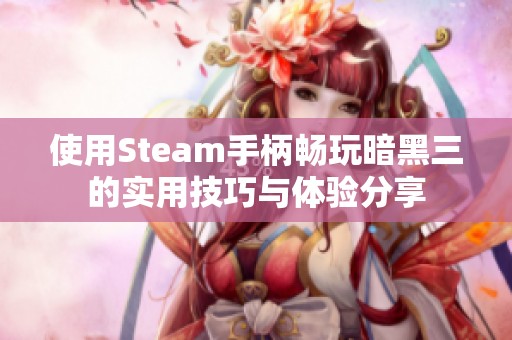 使用Steam手柄畅玩暗黑三的实用技巧与体验分享