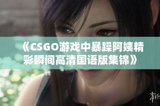 《CSGO游戏中暴躁阿姨精彩瞬间高清国语版集锦》