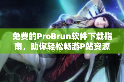 免费的ProBrun软件下载指南，助你轻松畅游P站资源