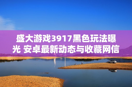 盛大游戏3917黑色玩法曝光 安卓最新动态与收藏网信息详解