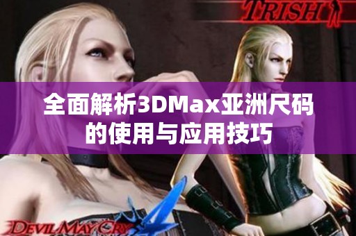 全面解析3DMax亚洲尺码的使用与应用技巧