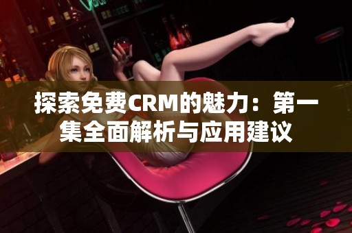 探索免费CRM的魅力：第一集全面解析与应用建议