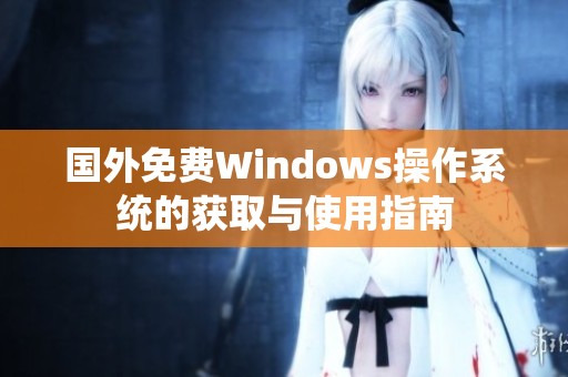 国外免费Windows操作系统的获取与使用指南