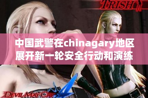 中国武警在chinagary地区展开新一轮安全行动和演练