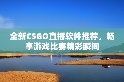 全新CSGO直播软件推荐，畅享游戏比赛精彩瞬间