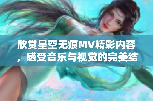 欣赏星空无痕MV精彩内容，感受音乐与视觉的完美结合