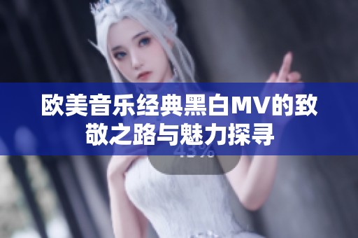 欧美音乐经典黑白MV的致敬之路与魅力探寻