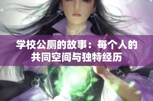 学校公厕的故事：每个人的共同空间与独特经历