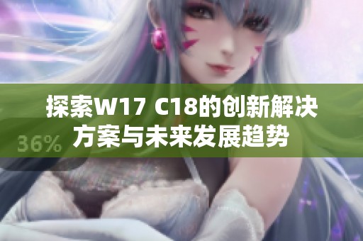 探索W17 C18的创新解决方案与未来发展趋势