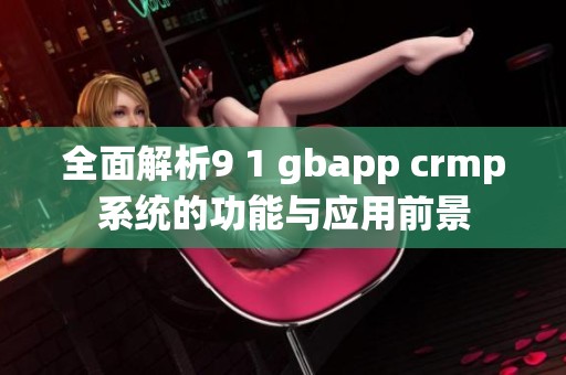 全面解析9 1 gbapp crmp系统的功能与应用前景