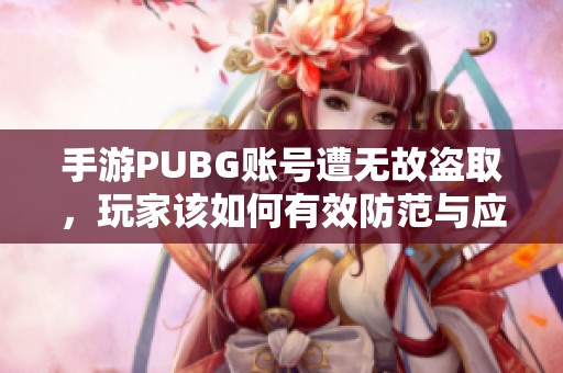 手游PUBG账号遭无故盗取，玩家该如何有效防范与应对