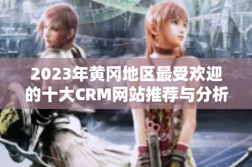 2023年黄冈地区最受欢迎的十大CRM网站推荐与分析