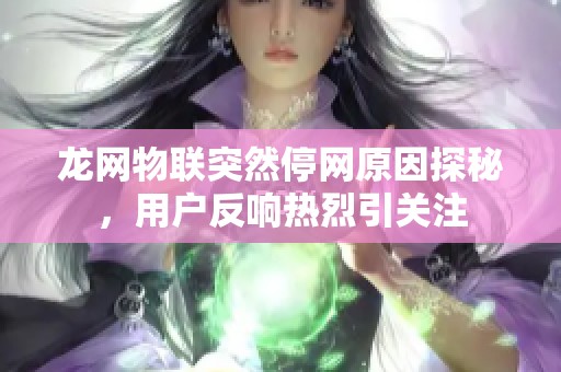 龙网物联突然停网原因探秘，用户反响热烈引关注