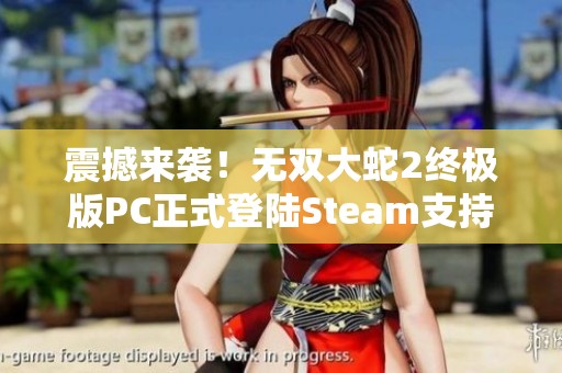 震撼来袭！无双大蛇2终极版PC正式登陆Steam支持中文，燃爆你的游戏激情